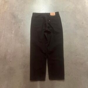 Vintage Levi's 550 men's black jeans loose fit paper tag‎ 1999
